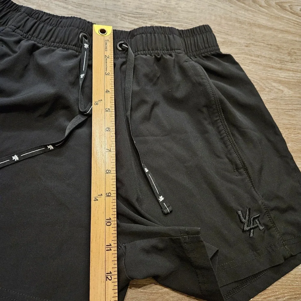 YoungLA Bodybuilding Training Shorts Men's Small Black 4